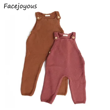 

2020 Spring Newborn Baby Rompers Pants Baby Girl Knitted Romper Baby Boys Clothes Cotton Infant Jumpsuit Clothing