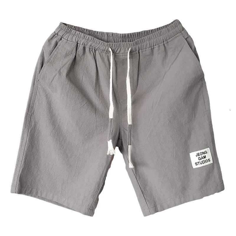

Shorts Men 2019 Summer Casual Shorts Mens Bermuda Breathable Linen Cotton Trousers Beach Board Shorts Male Homme Plus Size M-5XL