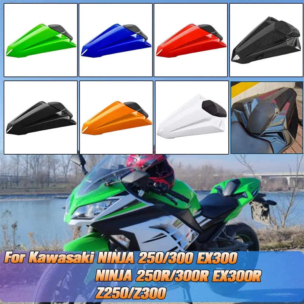 EX300 Z250 Ninja 300 Rear Seat Cover Cowl Faring for Kawasaki NINJA 250 250R 300R Z300 2013 2014 2016 2017 2018 2019 Black