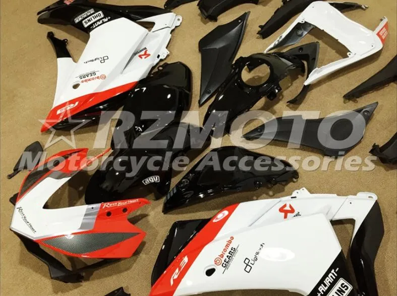 4 подарки ABS литьевая форма мотоцикл Обтекатели подходит для YAMAHA R3 R25- 15-19 обтекатель кузова набор красный белый черный