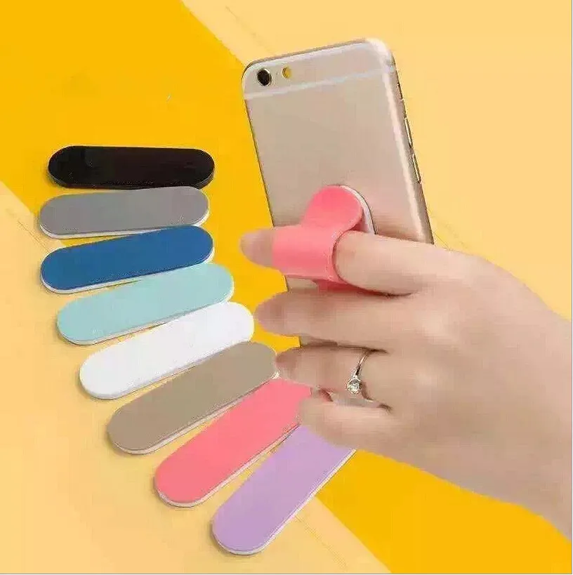 Универсальный держатель-кольцо на палец, пластиковый держатель для мобильного телефона, подставка, кольцо для телефона, многофункциональная смарт-наклейка на заднюю панель для iphone