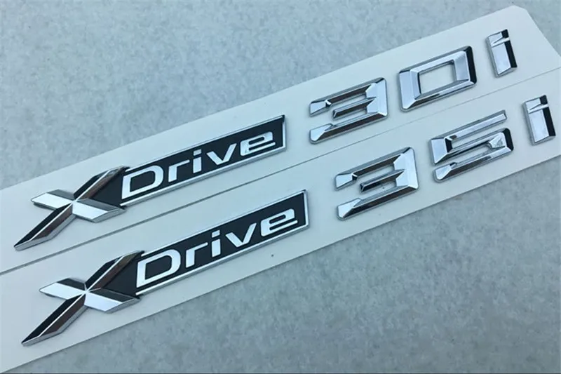 Автомобильный Стайлинг ABS пластик XDrive 20i 25i 28i 30i 38i 40i 48i 50i эмблема задний значок автомобиля Наклейка на Кузов Боковые логотипы