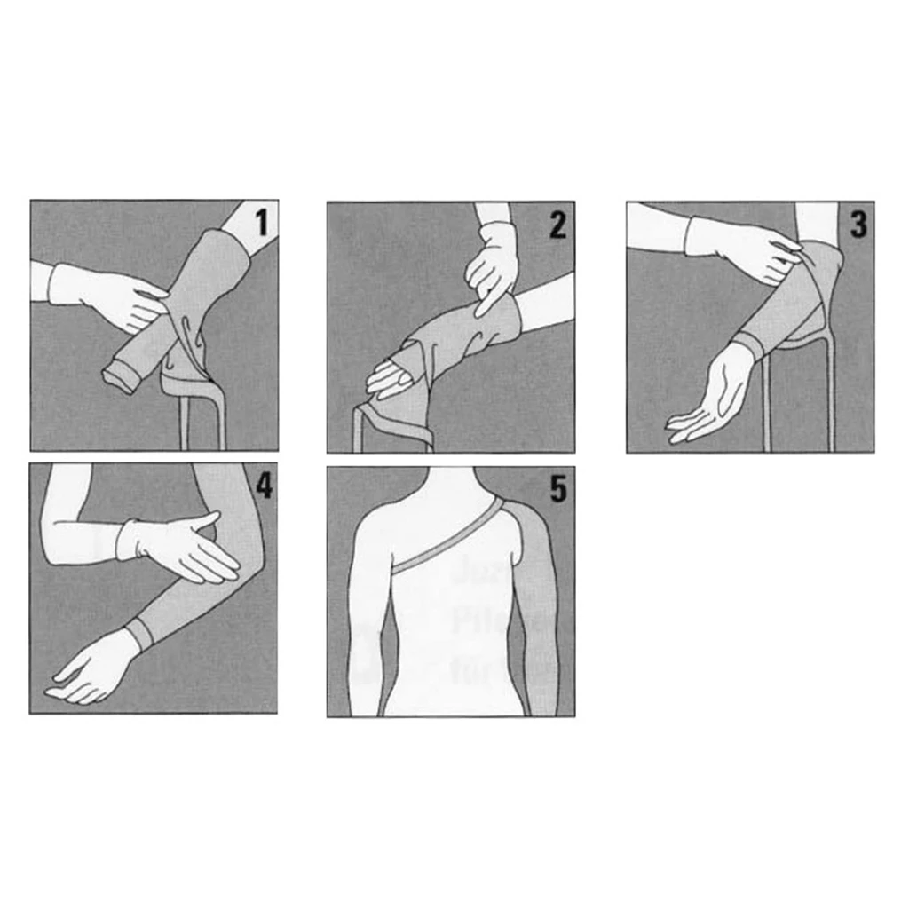 Arm Anti Swelling Support Compression Sleeve For Post Mastectomy Lymphedema