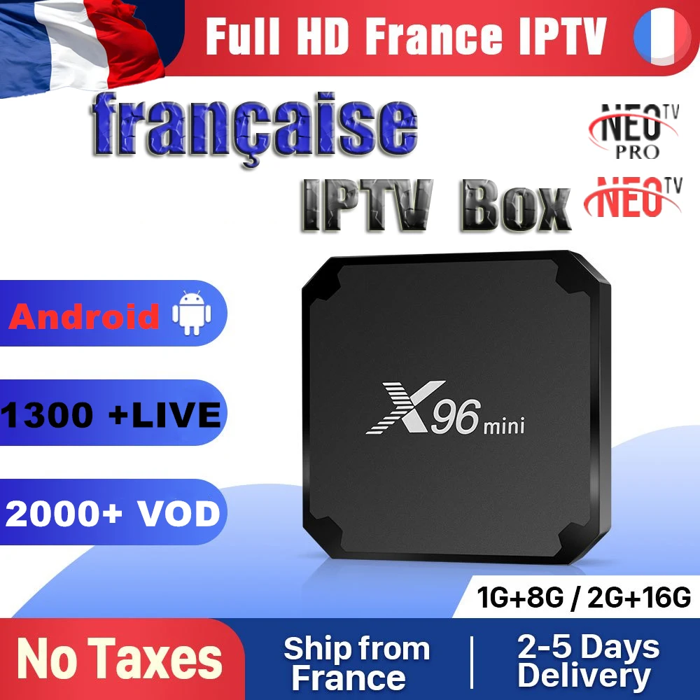 

Best French IPTV Box X96 mini Android TV Box with 1300 1Year IPTV M3U France Belgium Arabic Africa android IPTV Set top Box