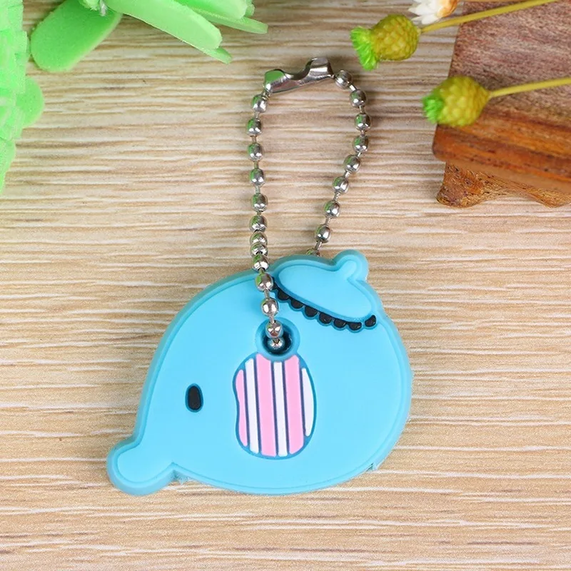 Keychain Case Cover Cartoon Silicone Protective For Key Control Dust Holder Organizer Home Supplies