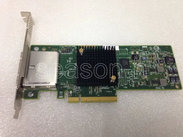LSI 8-канальный сетевой видеорегистратор SATA-600 SAS 2 0 6G PCI-e 3 и надписью HBA 9207-8e JBOD карты