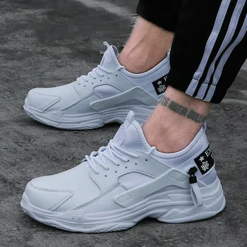 

GUDERIAN Fashion Outdoor Mens Casual Shoes Breathable Leather Sneakers For Men Comfortable Walking Shoes Sapatenis Masculino