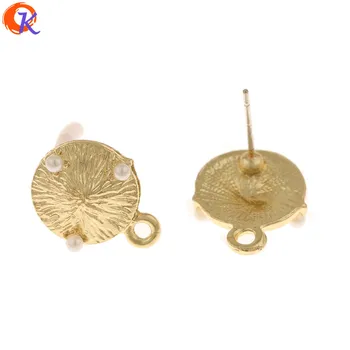 

Cordial Design 100Pcs 14*16MM Jewelry Accessories/Earrings Stud/Hand Made/Round Shape/Imitation Pearl/DIY Parts/Earring Findings