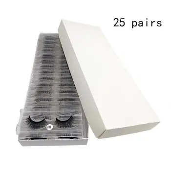 

3D Thick Mink Hair False Eyelashes Set Natural Soft Eyelash Set 25 Pairs mink eyelashes mink lashes pack
