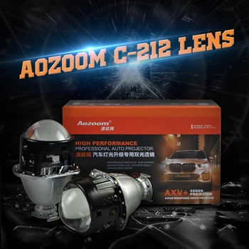 

Aozoom Hot Sale 2Pcs 2.5 Inch Universal Bi Xenon HID Projector Lens H1 Xenon Car Headlight Perfect Light Shape