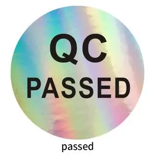 2000 шт QC прошел стикер QC пройти 1-10 этикетка круглая голограмма наклейка поставки фабрики диаметр 1 см