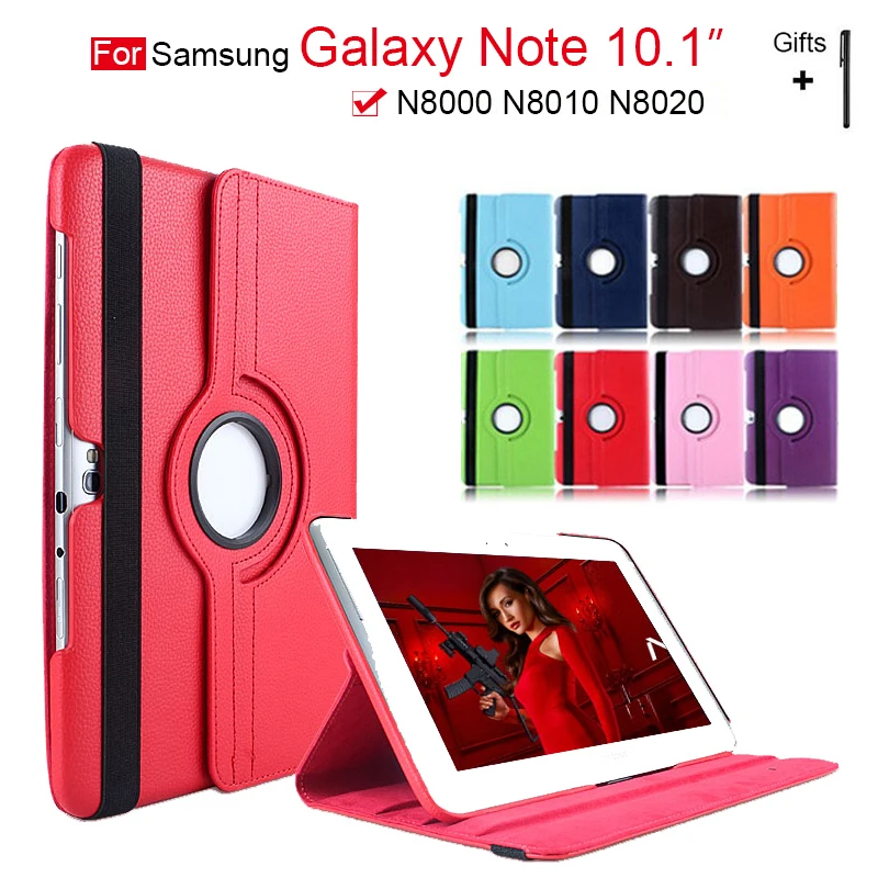 Магнит для Samsung Galaxy Note 10 1 2012 GT N8000 N8010 N8020 чехол планшета 360 Вращающийся Кронштейн