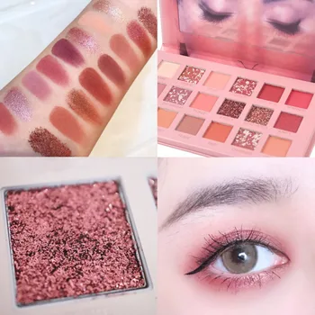 

18 Color Desert Eye Shadow Waterproof Non-Dizzy Dyeing Long-Lasting Matte Shimmer Eyeshadow Palette Make Up MKXJ