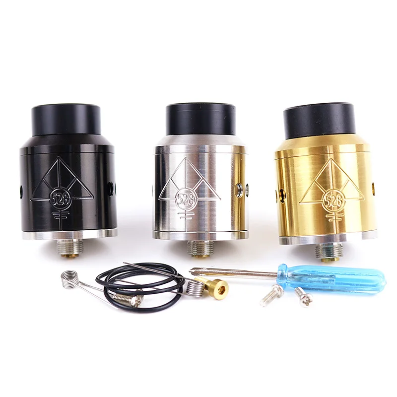 GOON 528 RDA 24 мм испаритель ремонтопригодные капельные форсунки с штифтовым нижним