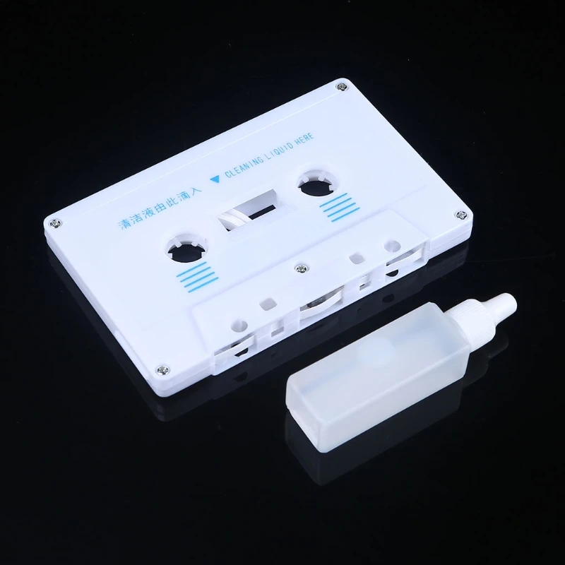 -Audio Cassette Tape Head Cleaner & Demagnetizer for Car Home and Portable Players Wet Type | Электроника