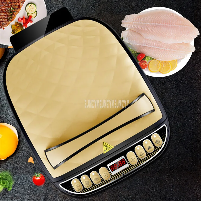 Household Electric Skillet Non-stick Pancake Maker Baking Pan Double-side Heating Meat Steak Baking Frying Machine RSD-B3266
