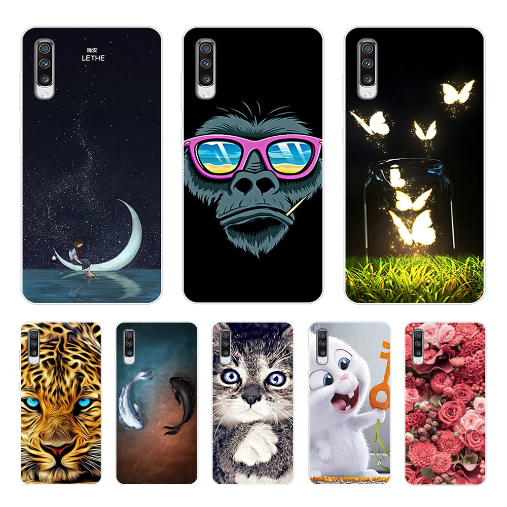 

For Samsung A70 Case 2019 NEW Fashion Soft TPU Phone Back Cover For Samsung Galaxy A70 silicone Cases Coque Capa A 70 A705 A705F
