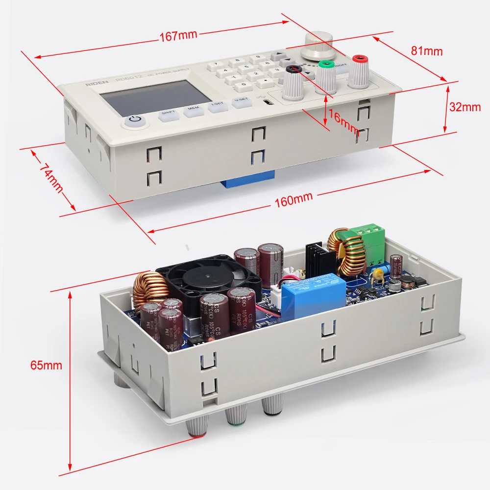 Понижающий модуль питания RD RD6012 RD6012W USB Wi Fi DC в преобразователь напряжения