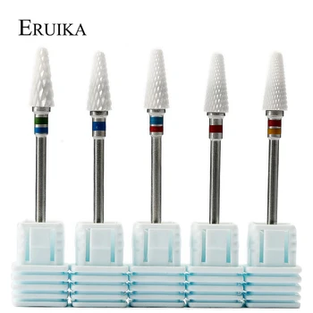 

ERUIKA 1pc Mill Ceramic Nail Drill Bit Electric Manicure Machines Pedicure Nail Art Salon Tool Machine for Manicure Accessories
