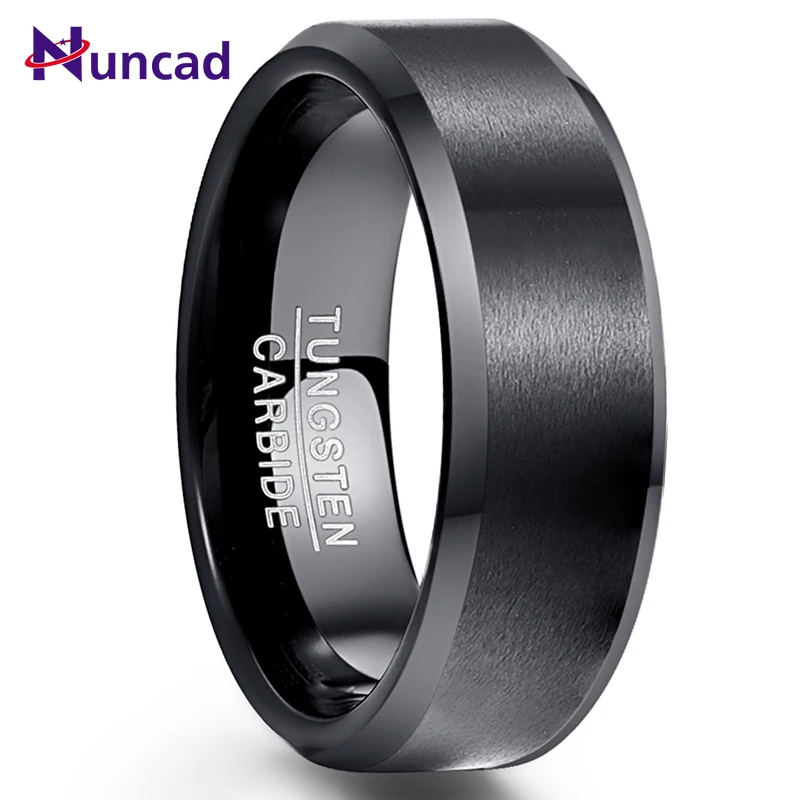 VGEBY Bague Homme Hommes Bague élégante Bague élégante Tungstène Acier