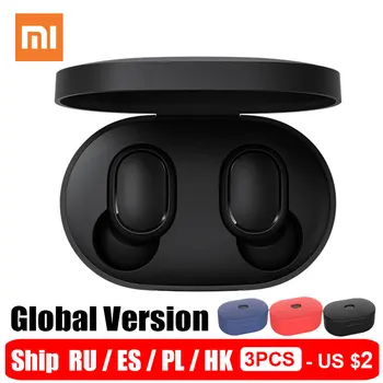 

Global Version Xiaomi Redmi Airdots TWS Earphone Mi Wireless Eeadphones Voice Control Bluetooth 5.0 Noise Reduction AI Control