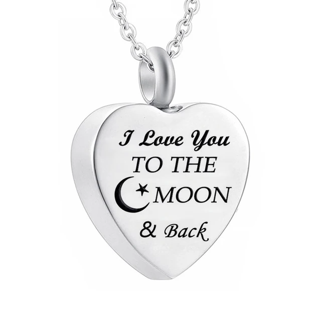 Angel Wing Cremation Jewelry I Love You 