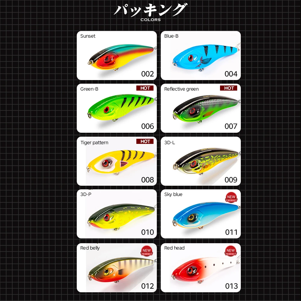 Фото Рыболовная приманка hunhouse Jerkbait Musky Buster, 11,5/14,5 см, 32/52 г №5