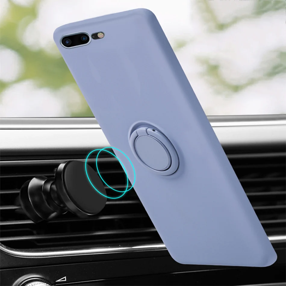 Жидкий силиконовый чехол для iPhone 11 Pro Max, автомобильный держатель, чехол для Apple iPhone XS Max 7 8 6 6S Plus X XR XS Funda