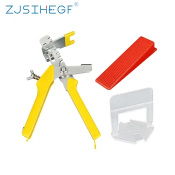 

301pcs 1/1.5/2/2.5mm Clips For Tiling Flooring Spacer 200pcs Clips+100Pcs Wedges + Hand Tool Pliers