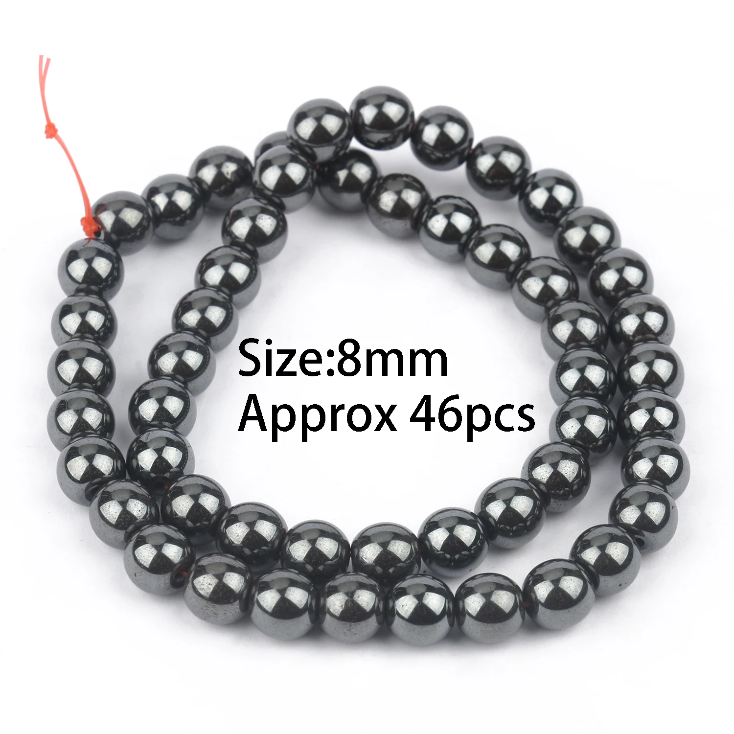 Natürliche Schwarze Hämatit Runde Perlen Stern Herz Spalte Unregelmäßige Form Für Schmuck Machen DIY Charms Armbänder Zubehör 15'' – Detail 9