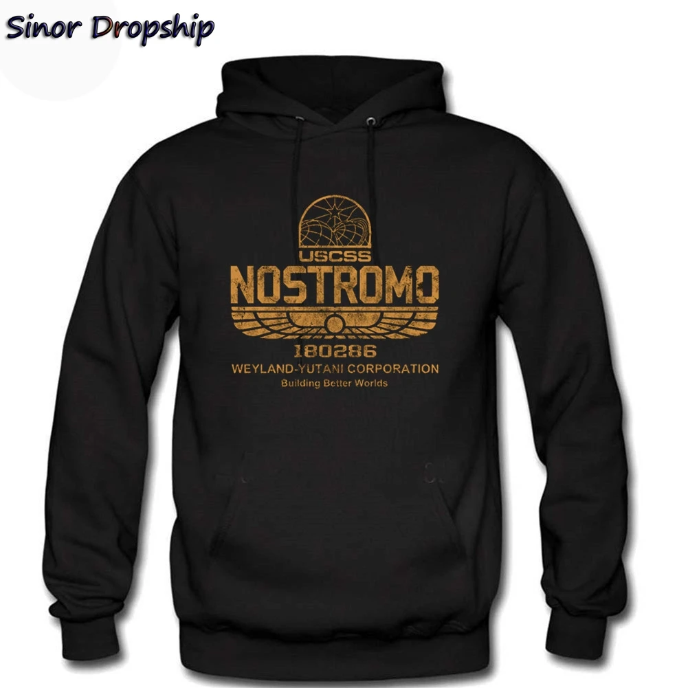 USCSS Nostromo Alien USS Sulaco Colonial Marines Aliens Off World Hoodies Men's Sweatshirts Streetwear Fashion Tracksuit Hoodie | Мужская