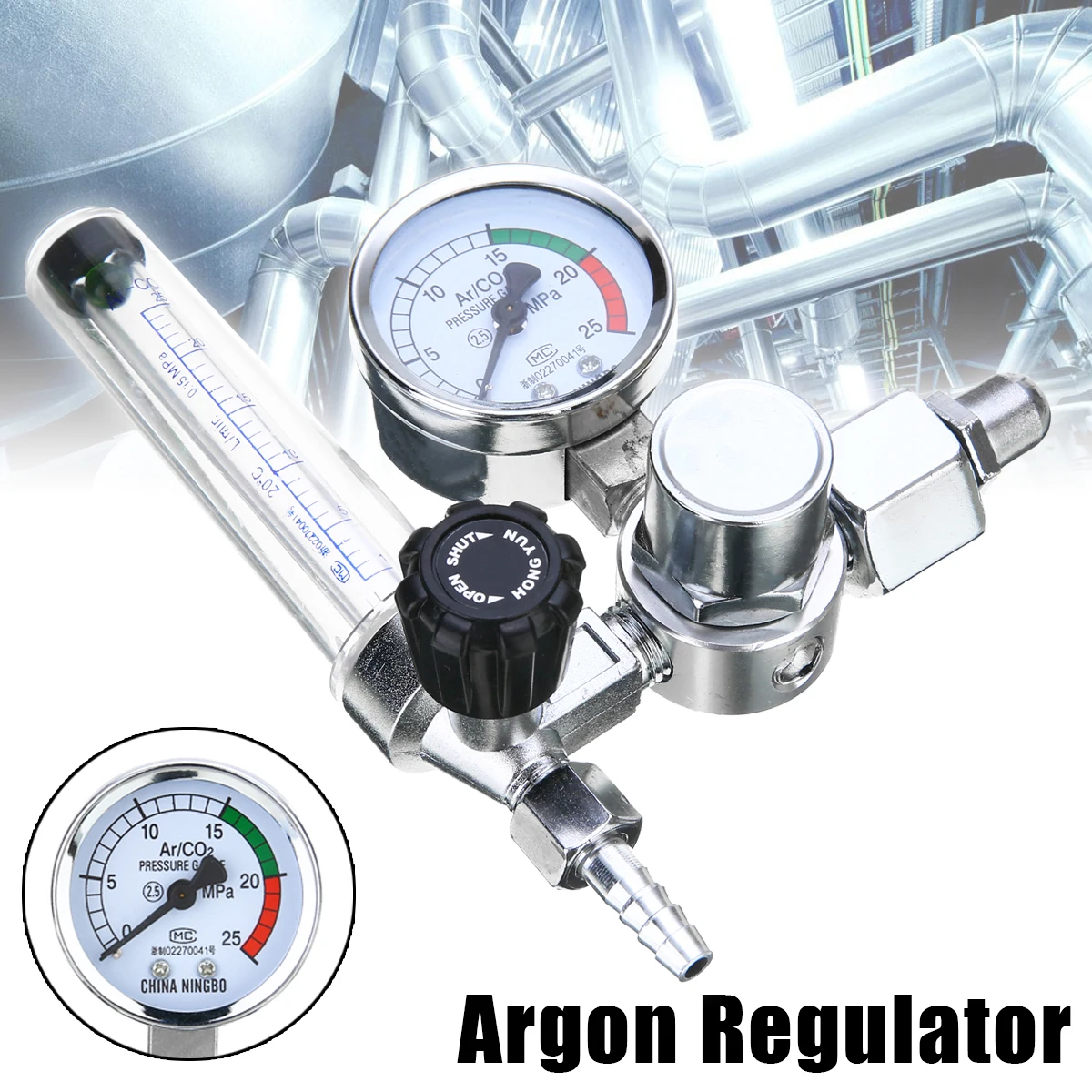 СО2 аргоновые регуляторы 0-25 МПа сварочный газовый регулятор давления потока газовый измеритель давления MIG для электроинструмента