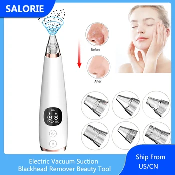 

SALORIE Electric Face Skin Acne Remover Point Noir Blackhead Vacuum Extractor Tool Black Spot Pore Cleaner Pore Cleaner Machine