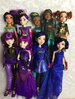 

original 11'' Descendants Doll Action Figure Doll Maleficent baby dolls for girls boys evie mal Descendants 2 kids toy