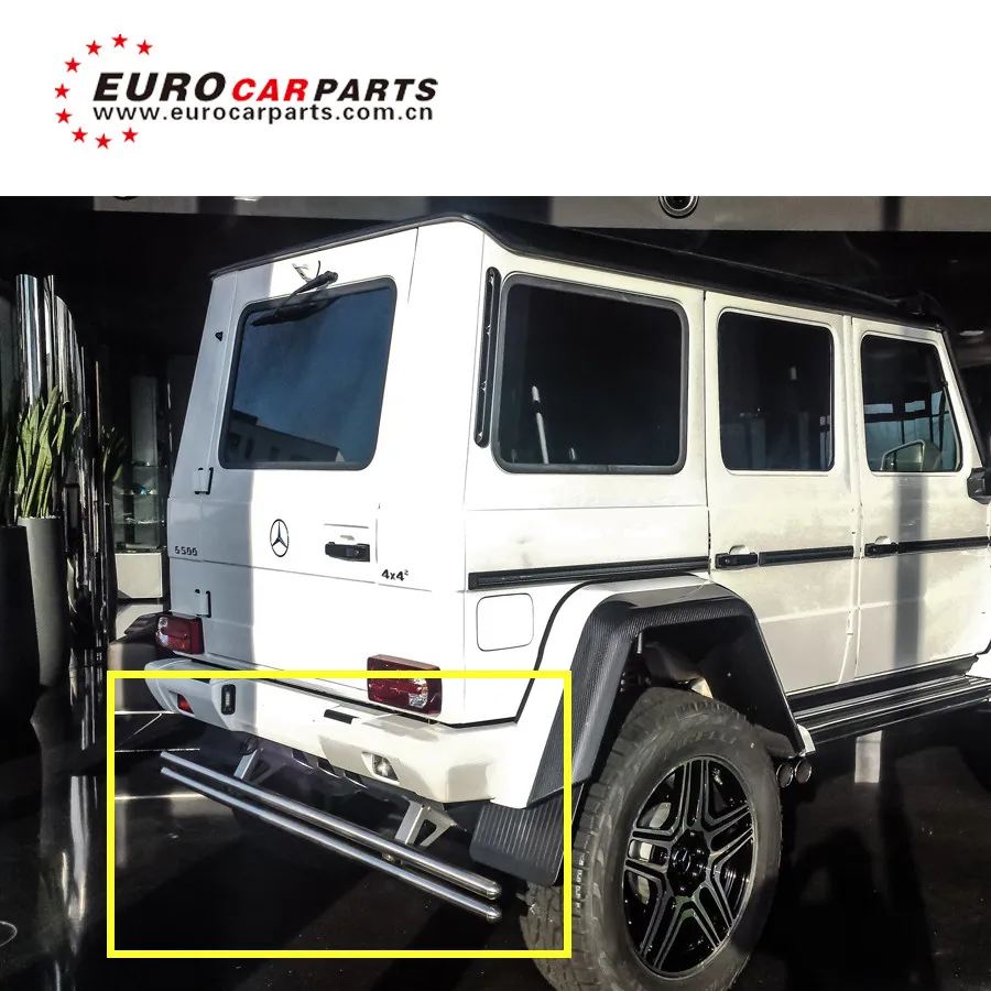 Хромированная задняя защита 4*4 W463 подходит для g500 g650 g550 задний бампер G класса w463