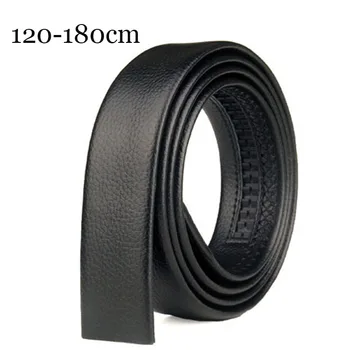 

Genuine Leather Belt No Buckle Men Belt Body for Automatic Buckle Strap Doesn't Contain Buckle 3.50cm Width 130 140 150 160cm