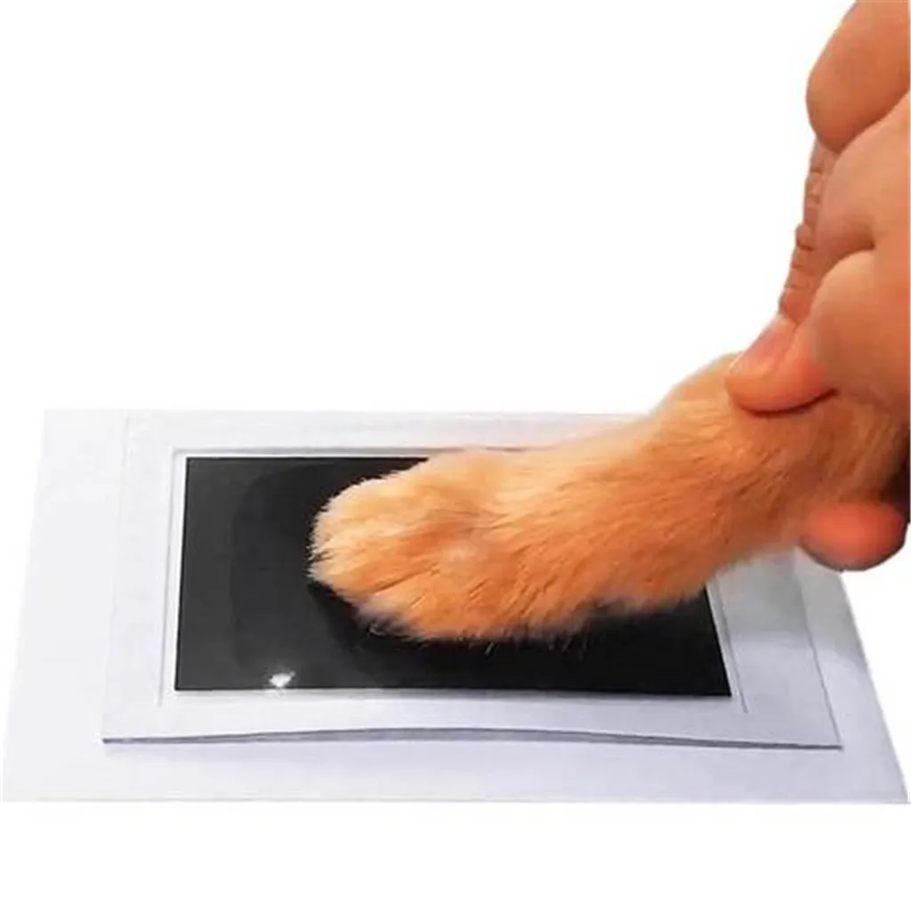 

Pet Growth Memorial Gift 2019 Pad Foot Photo Frame Ink Pad Pet Items Footprint Souvenir Effective long-term preservation #91143