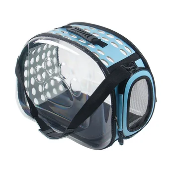

Transparent Pet Cat Dog Carrier Bag Space Capsule Foldable Breathable Pet Travel Bag Outdoor Backpack Travel Carrying Handbag