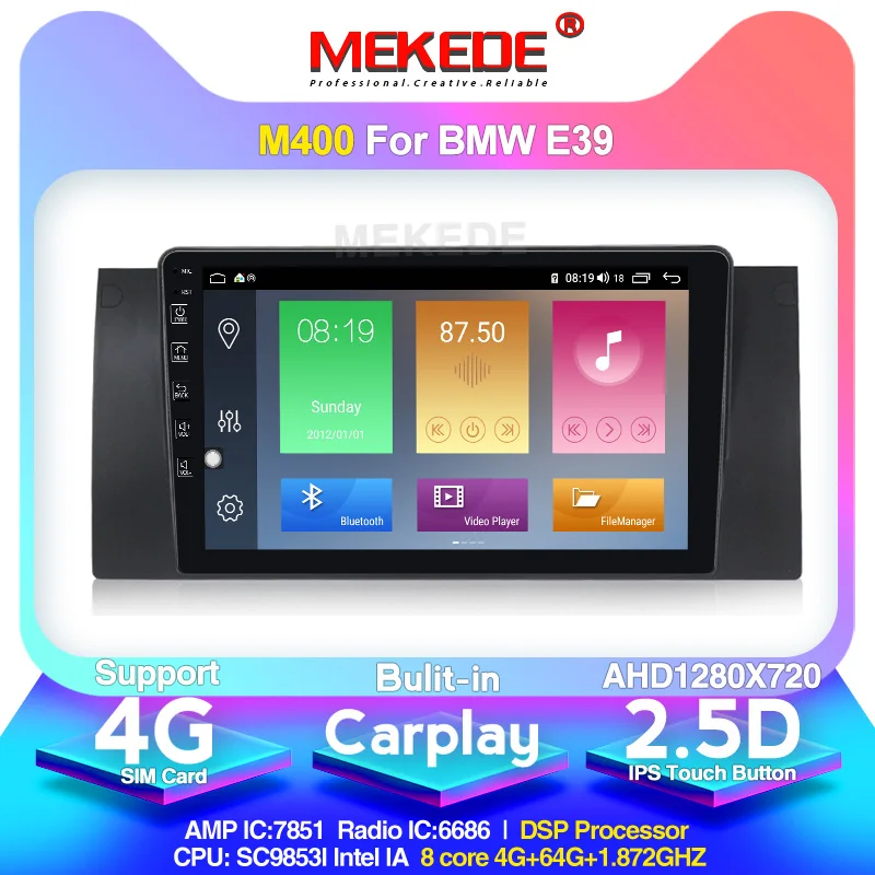 8 ядер 4G LTE Android 10 0 Автомобильный GPS Радио dvd-плеер для BMW E53 E39 X5 с IPS сплит-экраном DSP