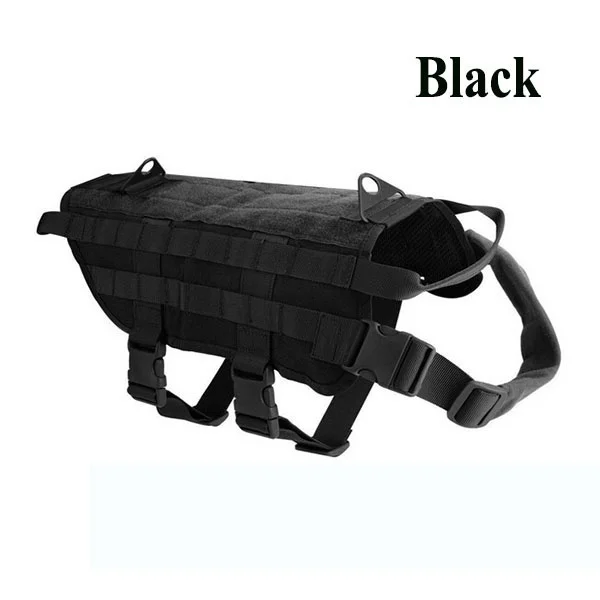 4 Colors XS-XL High Quality Tactical Dog Vest Pet Supplies Outdoor Canine Training Military Army Molle Dog Harness Vest