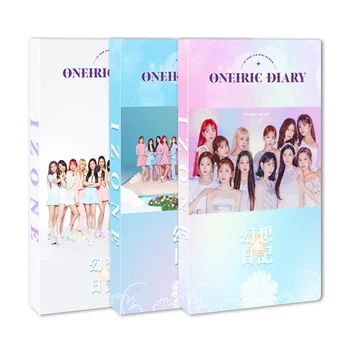 

KPOP IZONE New Album ONEIRIC DIARY Cards Book Photocard Business Card Credit Card Storage Book