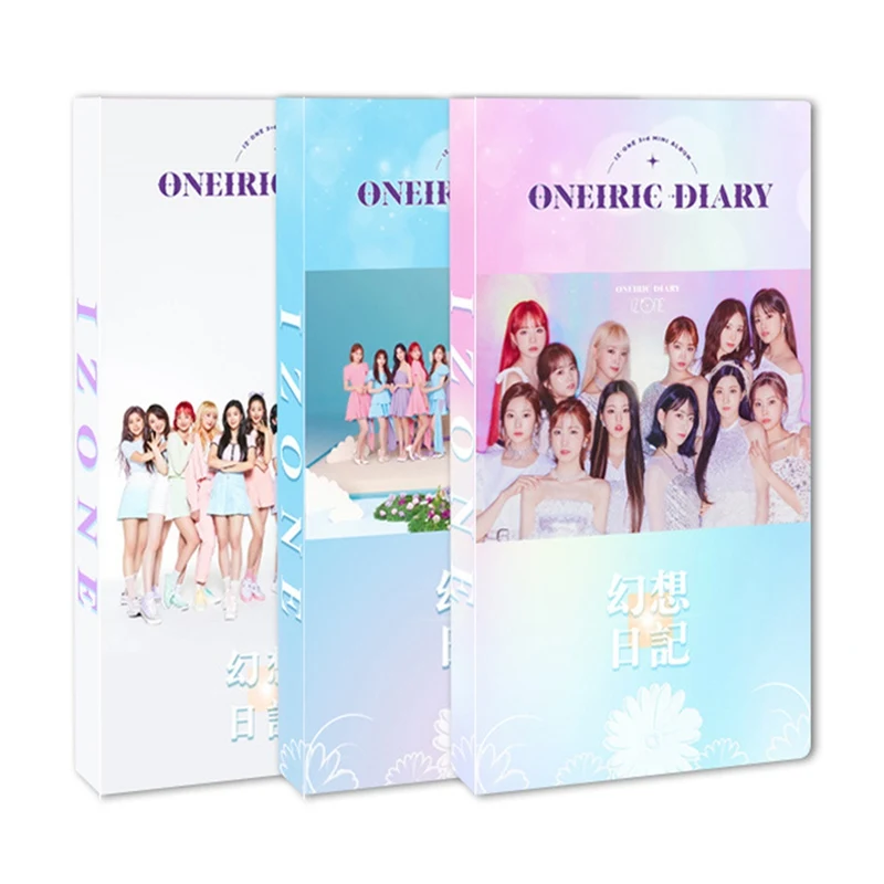 KPOP IZONE новый альбом ONEIRIC дневник открытки книга Фотокарта визитка Кредитная карта