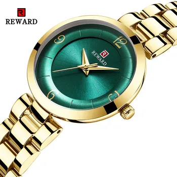 

REWARD New Elegant Quartz Women Watch Luxury Business Style Fashion Women Waterproof Ladies WatchStainless Steel Relogio Feminno