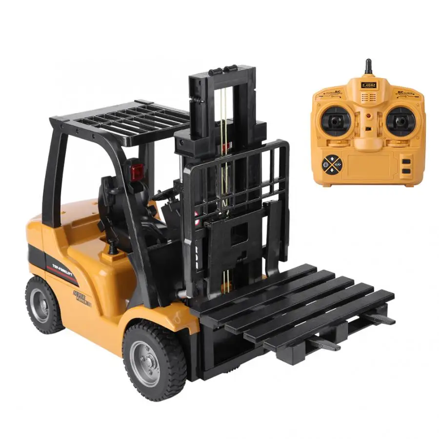 HUINA 577 2 4G 8CH RC вилочный Погрузчик Электрический грузовик с дистанционным