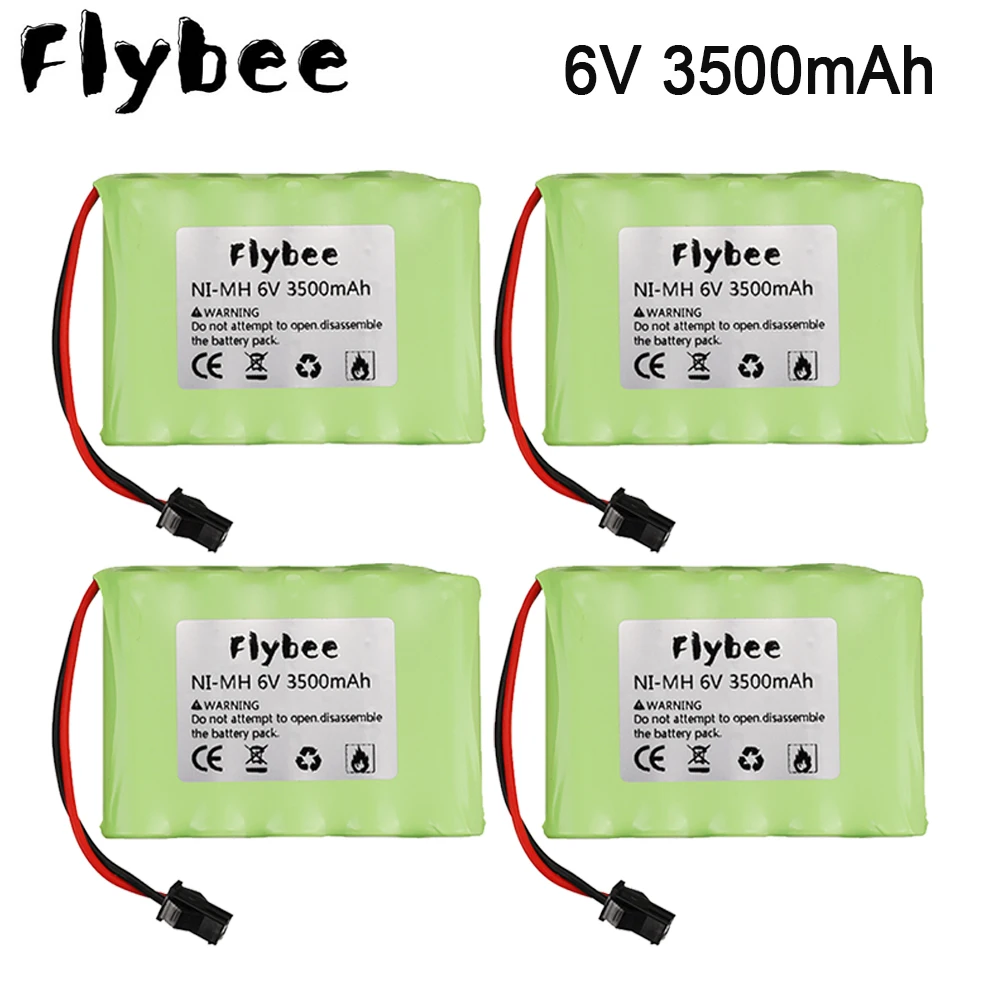 3500mah 6v Перезаряжаемые Батарея для игрушечных моделей автомобилей танки роботов