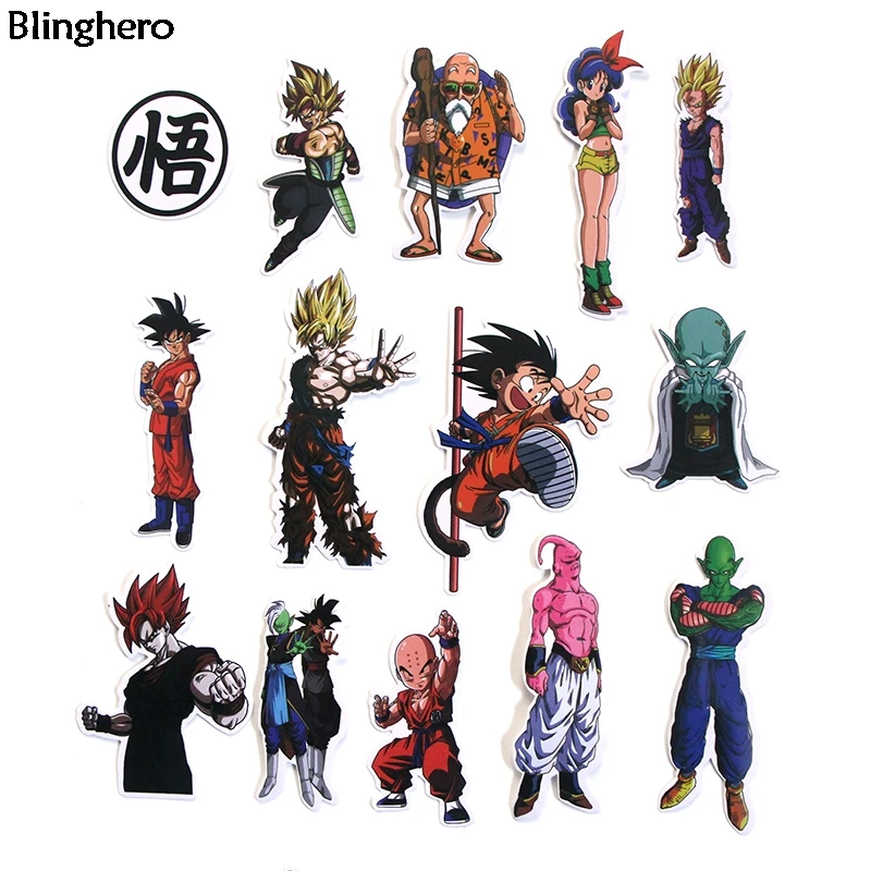 Blinghero Dragon Ball Стикеры s 56 шт./компл. аниме Стикеры s детские Стикеры s граффити Стикеры s для дневника Стикеры альбом наклейки BH0111