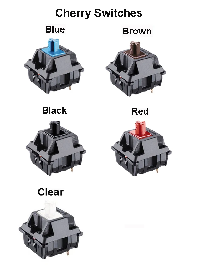 Cherry MX переключатели 3-контактный разъем 5-контактный разъем замена Kailh переключатели и Gateron переключатели механическая клавиатура с бесплатной доставкой
