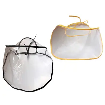 

Removable Face Shield Transparent Windproof Anti Saliva Dustproof Protective Cover