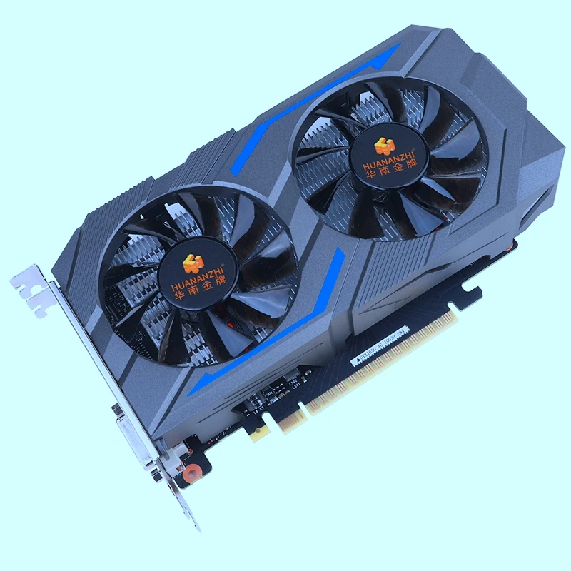 HUANANZHI GTX1650 4G карта изображения 128 бит GDDR5 8000 МГц 1485 HDMI + DVI DP 12 нм 896 единиц 75 Вт Gtx1650
