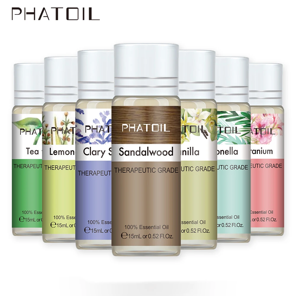 15 мл чистого натурального сандалового дерева эфирное Масла розовое